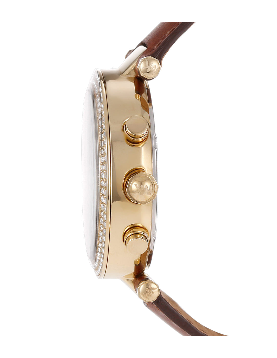  Shop Authentic Michael Kors Parker Champagne Dial Brown Leather Strap Watch for Women - MK2249 - Luxxuri