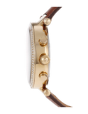  Shop Authentic Michael Kors Parker Champagne Dial Brown Leather Strap Watch for Women - MK2249 - Luxxuri