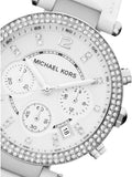  Shop Authentic Michael Kors Parker White Dial White Leather Strap Watch for Women - MK2277 - Luxxuri
