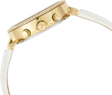  Shop Authentic Michael Kors Parker White Dial with Diamonds White Leather Strap Watch for Women - MK2290 - Luxxuri
