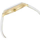  Shop Authentic Michael Kors Slim Runway Quartz Gold Dial White Leather Strap Watch For Women - MK2389 - Luxxuri