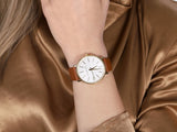  Shop Authentic Michael Kors Pyper Quartz Silver Dial Brown Leather Watch For Women - MK2740 - Luxxuri