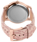Michael Kors Tibby Multifunction Rose Gold Dial Pink Leather Strap Watch For Women - MK2955