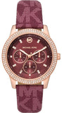  Shop Authentic Michael Kors Tibby Multifunction Red Dial Red Leather Strap Watch For Women - MK2967 - Luxxuri