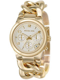  Shop Authentic Michael Kors Runway Twist Gold Dial Gold Stainless Steel Strap Watch for Women - MK3131 - Luxxuri