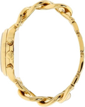 Michael Kors Runway Twist Gold Dial Gold Stainless Steel Strap Watch for Women - MK3131