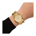 Michael Kors Runway Twist Gold Dial Gold Stainless Steel Strap Watch for Women - MK3131