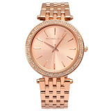  Shop Authentic Michael Kors Darci Rose Gold Dial with Diamonds Rose Gold Stainless Steel Strap Watch for Women - MK3192 - Luxxuri