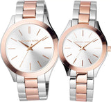  Shop Authentic Michael Kors Runway White Dial Two Tone Stainless Steel Strp Watch for Women - MK3204A - Luxxuri