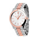  Shop Authentic Michael Kors Runway White Dial Two Tone Stainless Steel Strp Watch for Women - MK3204A - Luxxuri