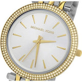  Shop Authentic Michael Kors Darci Silver Dial Two Tone Stainless Steel Strap Watch for Women - MK3215 - Luxxuri