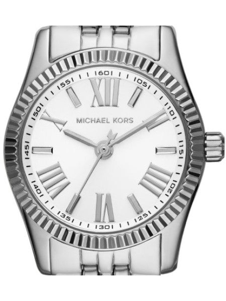  Shop Authentic Michael Kors Lexington Quartz White Dial Silver Steel Strap Watch For Women - MK3228 - Luxxuri