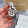  Shop Authentic Michael Kors Lexington Quartz White Dial Silver Steel Strap Watch For Women - MK3228 - Luxxuri