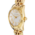  Shop Authentic Michael Kors Lexington Quartz Silver Dial Gold Steel Strap Watch For Women - MK3229 - Luxxuri