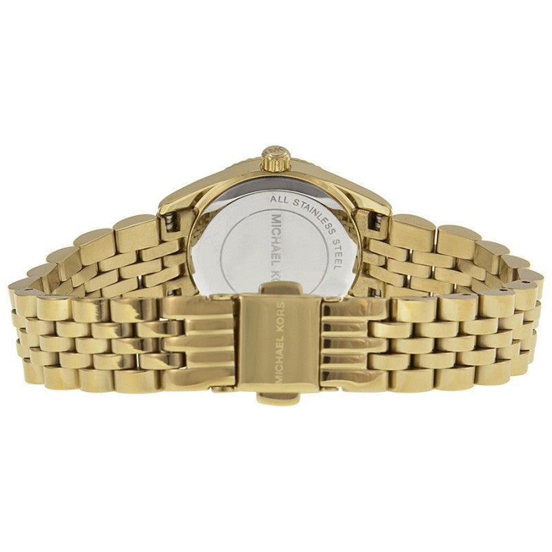  Shop Authentic Michael Kors Lexington Quartz Blue Dial Gold Steel Strap Watch For Women - MK3271 - Luxxuri