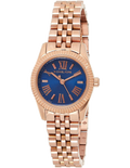  Shop Authentic Michael Kors Lexington Quartz Blue Dial Rose Gold Steel Strap Watch For Women - MK3272 - Luxxuri