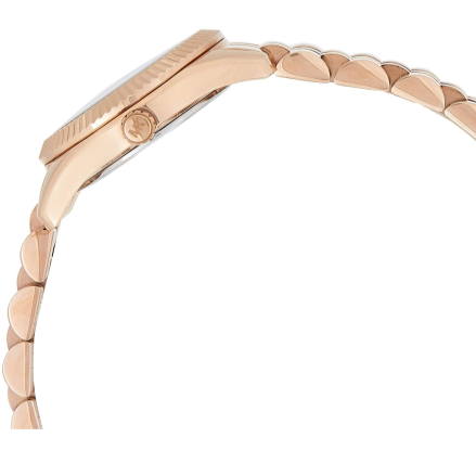  Shop Authentic Michael Kors Lexington Quartz Pink Dial Rose Gold Steel Strap Watch For Women - MK3273 - Luxxuri