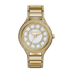  Shop Authentic Michael Kors Kerry Mother of Pearl Dial Gold Steel Strap Watch for Women - MK3312 - Luxxuri