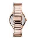 Michael Kors Kerry Mother of Pearl Dial Rose Gold Steel Strap Watch for Women - MK3313
