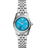  Shop Authentic Michael Kors Lexington Quartz Blue Dial Silver Steel Strap Watch For Women - MK3328 - Luxxuri