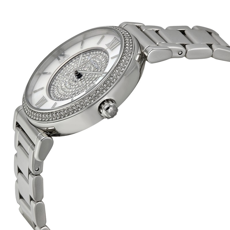  Shop Authentic Michael Kors Catlin Silver Dial Silver Steel Strap Watch for Women - MK3355 - Luxxuri