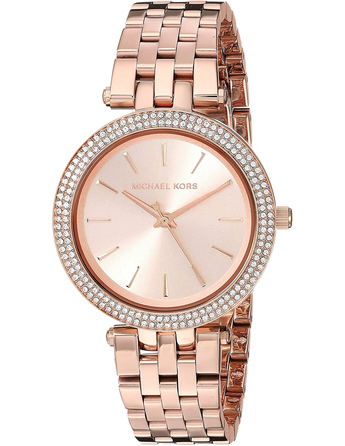 Michael Kors Darci Rose Gold Dial Rose Gold Steel Strap Watch for Women - MK3431