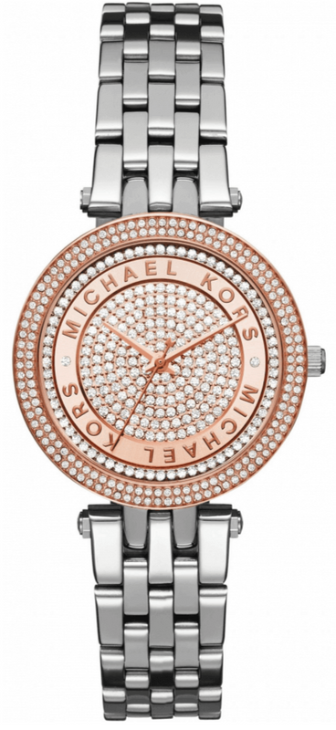  Shop Authentic Michael Kors Darci Rose Gold Dial Silver Steel Strap Watch for Women - MK3446 - Luxxuri