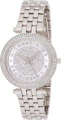 Michael Kors Darci Silver Dial Silver Steel Strap Watch for Women - MK3476