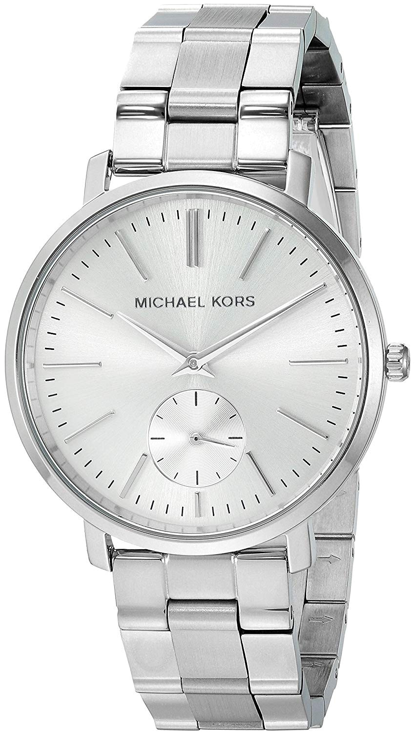  Shop Authentic Michael Kors Jaryn Quartz Silver Dial Silver Steel Strap Watch For Women - MK3499 - Luxxuri