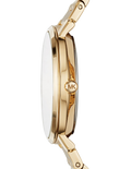 Michael Kors Jaryn Analog Quartz Gold Dial Gold Steel Strap Watch For Women - MK3500