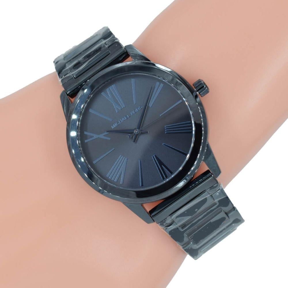  Shop Authentic Michael Kors Hartman Quartz Blue Dial Blue Steel Strap Watch For Women - MK3509 - Luxxuri