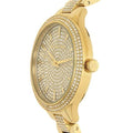  Shop Authentic Michael Kors Slim Runway Crystals Gold Dial Gold Steel Strap Watch for Women - MK3632 - Luxxuri