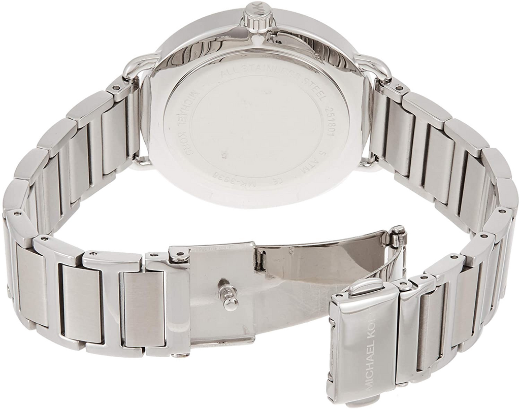  Shop Authentic Michael Kors Portia Black Dial Silver Steel Strap Watch for Women - MK3638 - Luxxuri