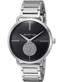  Shop Authentic Michael Kors Portia Black Dial Silver Steel Strap Watch for Women - MK3638 - Luxxuri