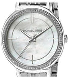  Shop Authentic Michael Kors Cinthia White Mother of Pearl Dial Silver Steel Strap Watch for Women for Women - MK3641 - Luxxuri