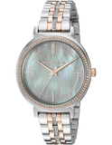  Shop Authentic Michael Kors Cinthia Mother of Pearl Grey Dial Two Tone Steel Strap Watch for Women - MK3642 - Luxxuri