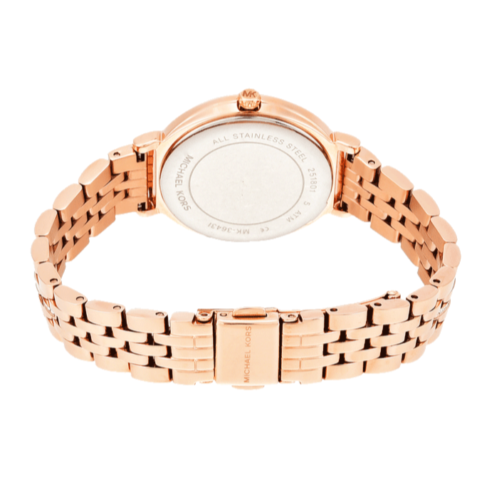  Shop Authentic Michael Kors Cinthia Mother of Pearl Rose Gold Dial Rose Gold Steel Strap Watch for Women - MK3643 - Luxxuri