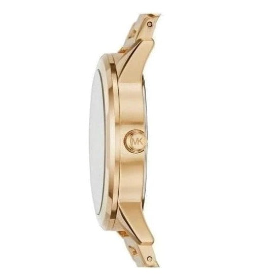  Shop Authentic Michael Kors Hartman Analog Quartz Black Dial Gold Steel Strap Watch For Women - MK3647 - Luxxuri