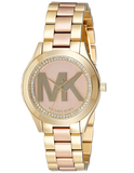  Shop Authentic Michael Kors Mini Slim Runway Rose Gold Dial Two Tone Steel Strap Watch for Women - MK3650 - Luxxuri
