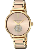  Shop Authentic Michael Kors Portia Rose Gold Dial Two Tone Steel Strap Watch for Women - MK3706 - Luxxuri