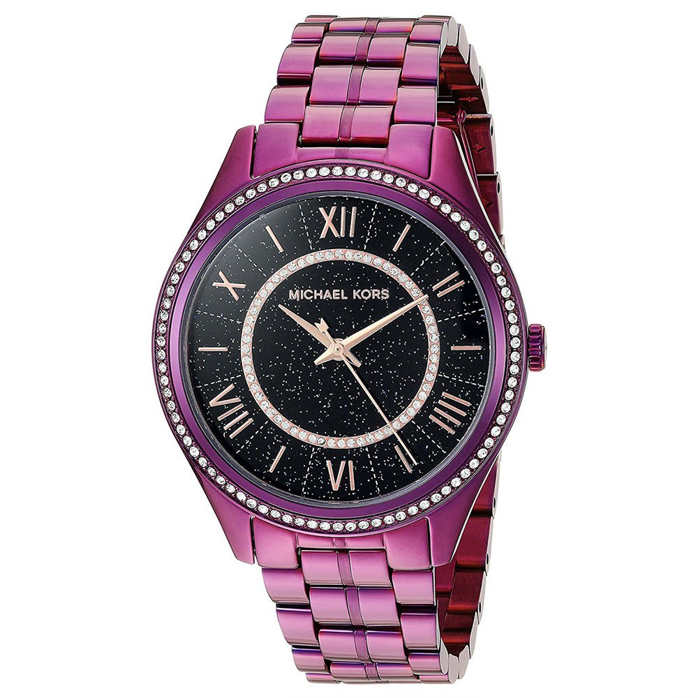  Shop Authentic Michael Kors Lauryn Black Dial Purple Steel Strap Watch for Women - MK3724 - Luxxuri