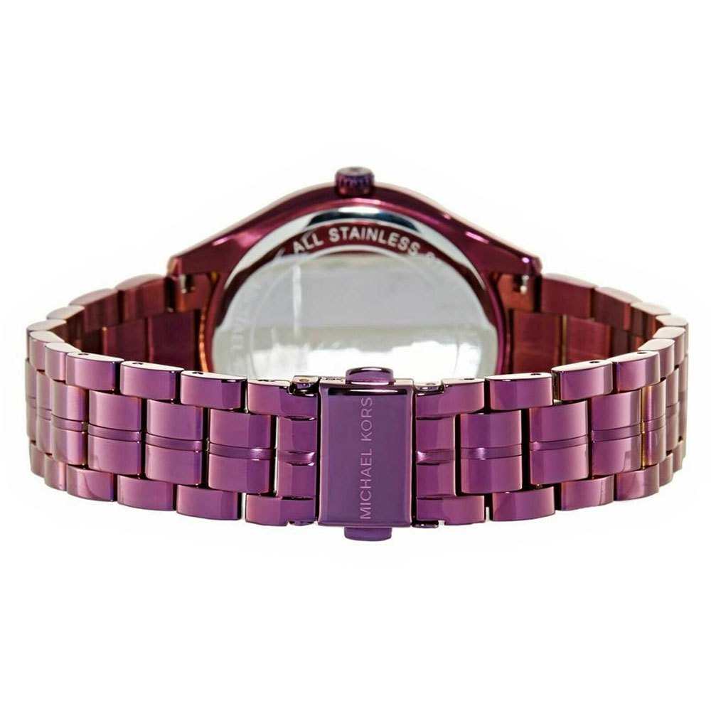  Shop Authentic Michael Kors Lauryn Black Dial Purple Steel Strap Watch for Women - MK3724 - Luxxuri