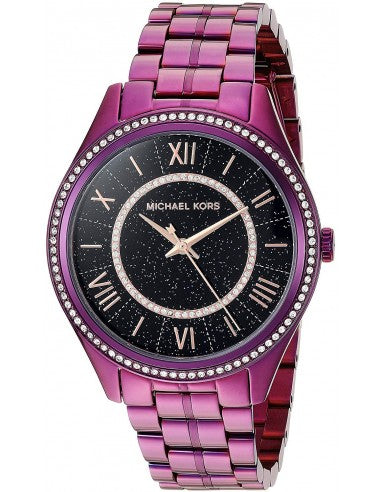  Shop Authentic Michael Kors Lauryn Black Dial Purple Steel Strap Watch for Women - MK3724 - Luxxuri