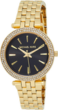  Shop Authentic Michael Kors Mini Darci Quartz Black Dial Gold Steel Strap Watch For Women - MK3738 - Luxxuri