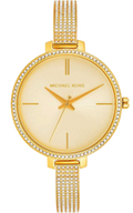 Shop Authentic Michael Kors Jaryn Quartz Gold Dial Gold Steel Strap Watch For Women - MK3784 - Luxxuri