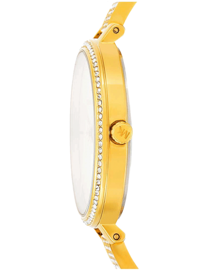  Shop Authentic Michael Kors Jaryn Quartz Gold Dial Gold Steel Strap Watch For Women - MK3784 - Luxxuri