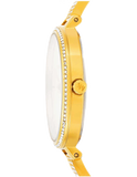  Shop Authentic Michael Kors Jaryn Quartz Gold Dial Gold Steel Strap Watch For Women - MK3784 - Luxxuri