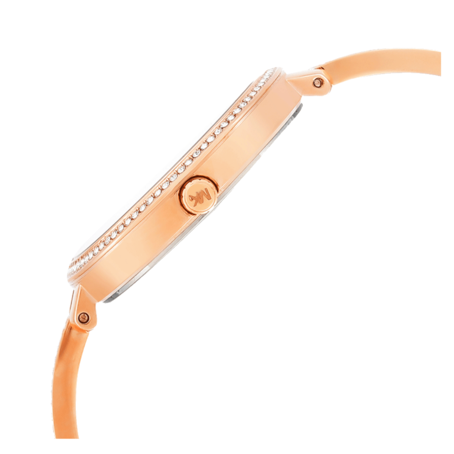  Shop Authentic Michael Kors Jaryn Quartz Rose Gold Dial Rose Gold Steel Strap Watch For Women - MK3785 - Luxxuri