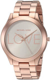  Shop Authentic Michael Kors Slim Runway White Dial Rose Gold Steel Strap Watch For Women - MK3804 - Luxxuri