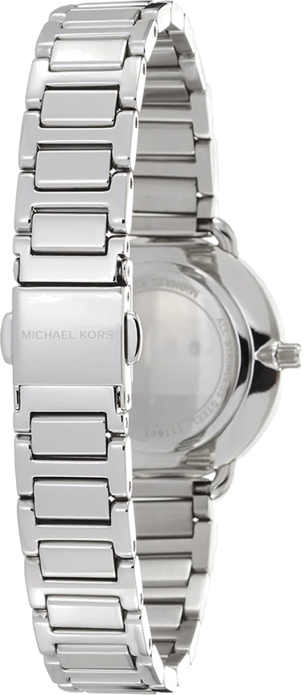 Michael Kors Portia Quartz Silver Dial Silver Steel Strap Watch For Women - MK3837